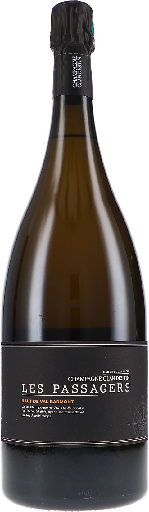 Clandestin Les Passagers "Haut de Val Barmont" Brut Nature 2019 1,5L