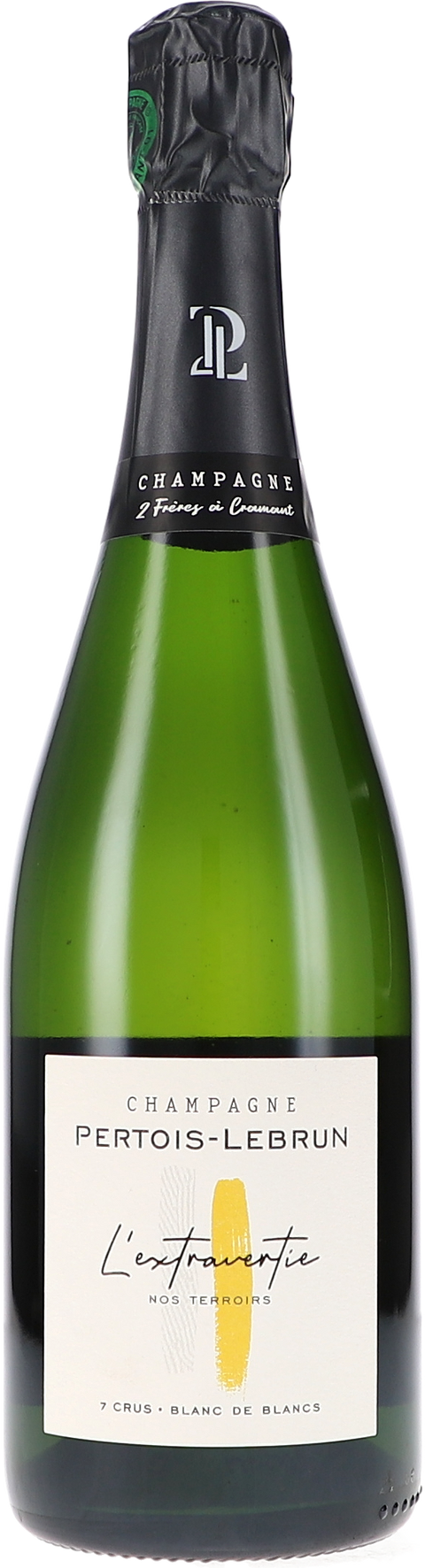 Pertois-Lebrun L'extravertie 2021+Réserve, Blanc de Blancs Extra Brut