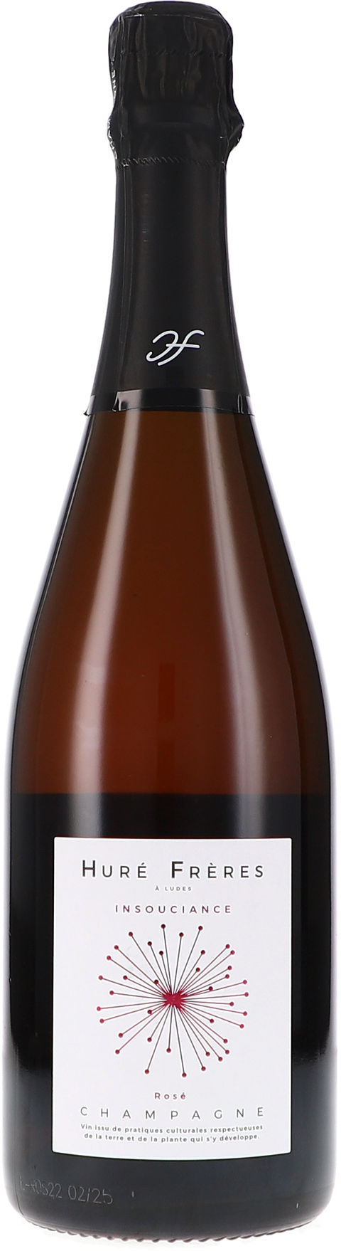 Huré Frères Insouciance Rosé Extra Brut, Base 2022