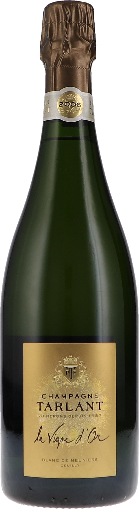 Tarlant La Vigne d'Or, Brut Nature, Blanc de Meuniers 2006