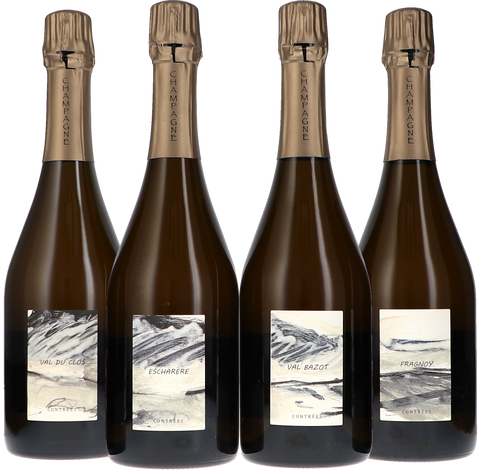 Olivier Horiot Contrées 4x750ml BdN Brut Nature: Fragnoy, Val Bazot, Escharère, Val du Clos 2010 3L