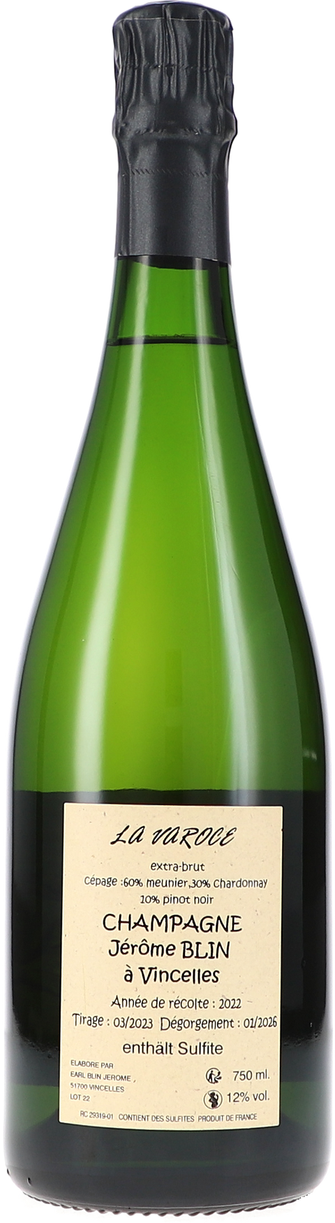 Jérôme Blin La Varoce, Extra Brut 2022