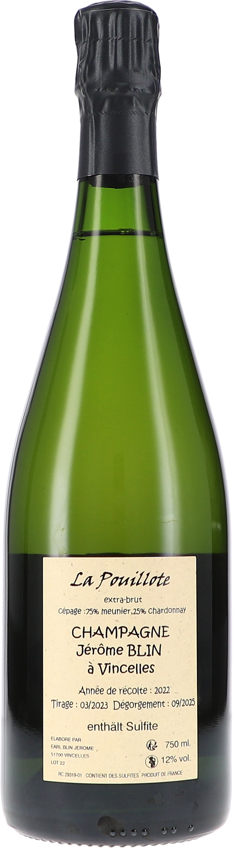 Jérôme Blin La Pouillote, Extra Brut 2022