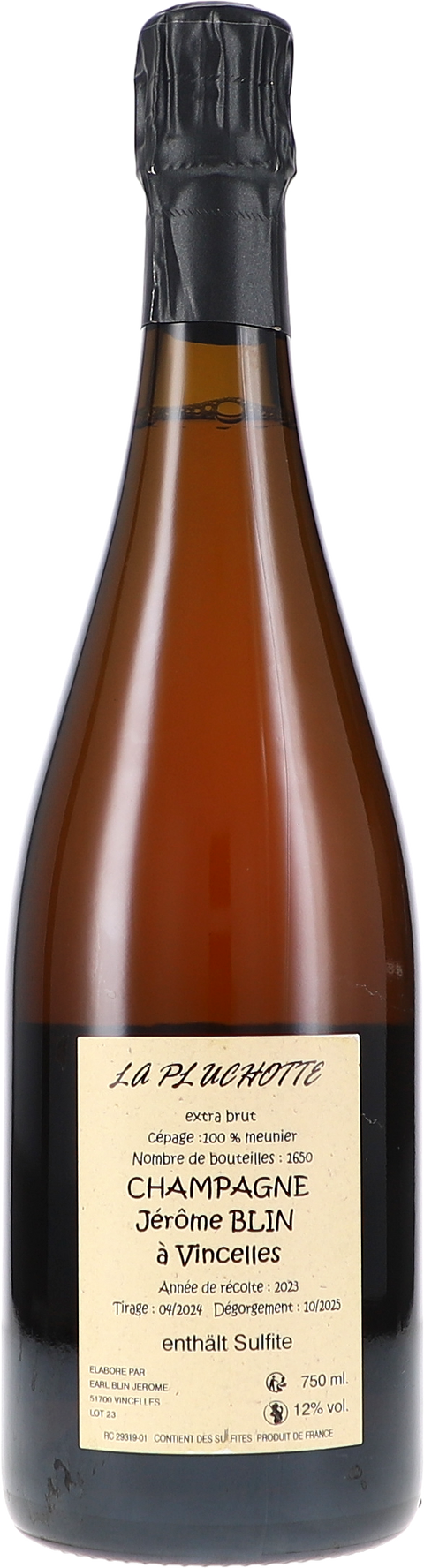 Jérôme Blin La Pluchotte Rosé, Extra Brut 2023
