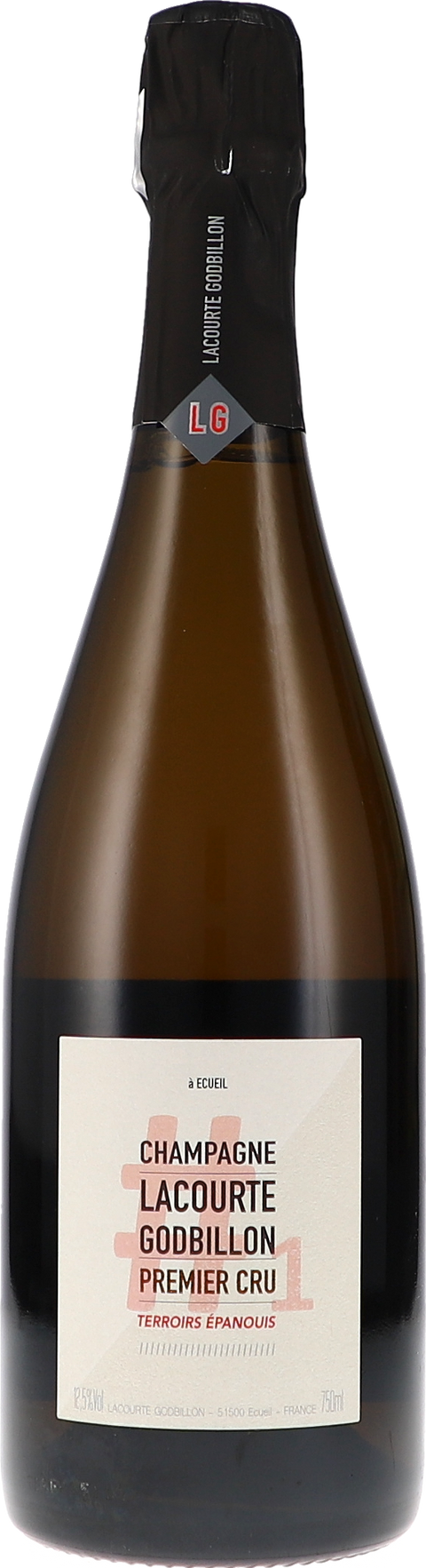 Lacourte-Godbillon Terroirs Épanouis #1, Base 2015 Premier Cru Extra Brut