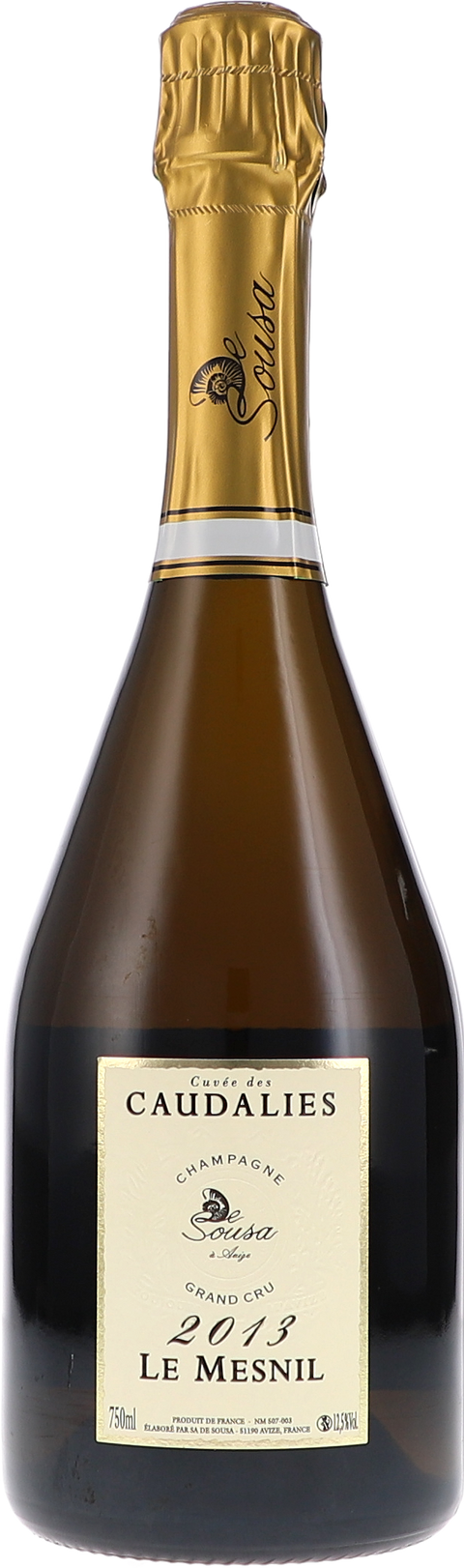 De Sousa et Fils Cuvée des Caudalies "Le Mesnil" Grand Cru Extra Brut 2013 BIO