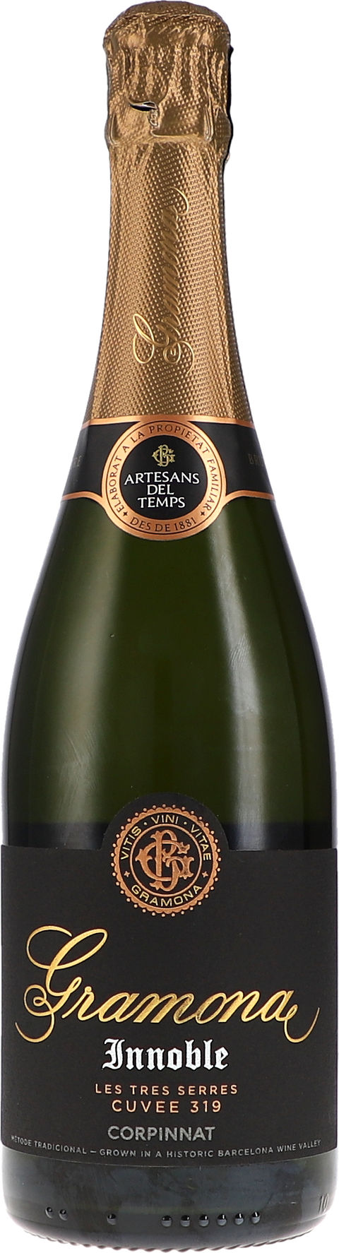 Gramona Innoble, Les Tres Serres Cuvee 319, Brut Nature BIO