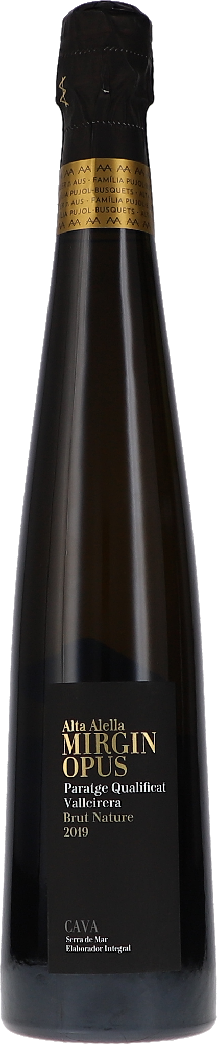 Alta Alella Opus, Paratge Qualificat Vallcirera Brut Nature 2019 BIO
