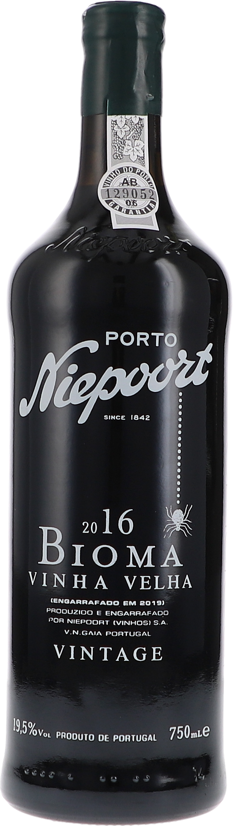 Niepoort Porto Bioma Vintage Vinha Velha, Vinho do Porto DOC 2016 BIO