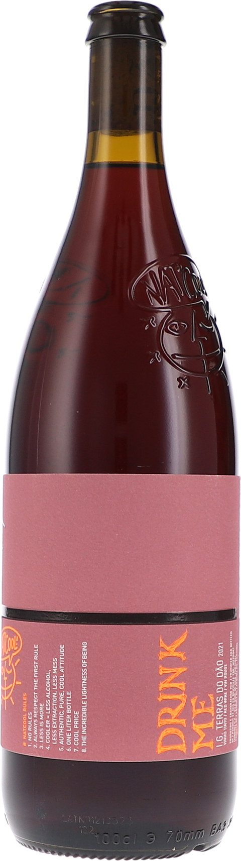 Quinta da Lomba - Niepoort Nat Cool, Tinto Terra's do Dão IGP 2021 BIO Rücketikett
