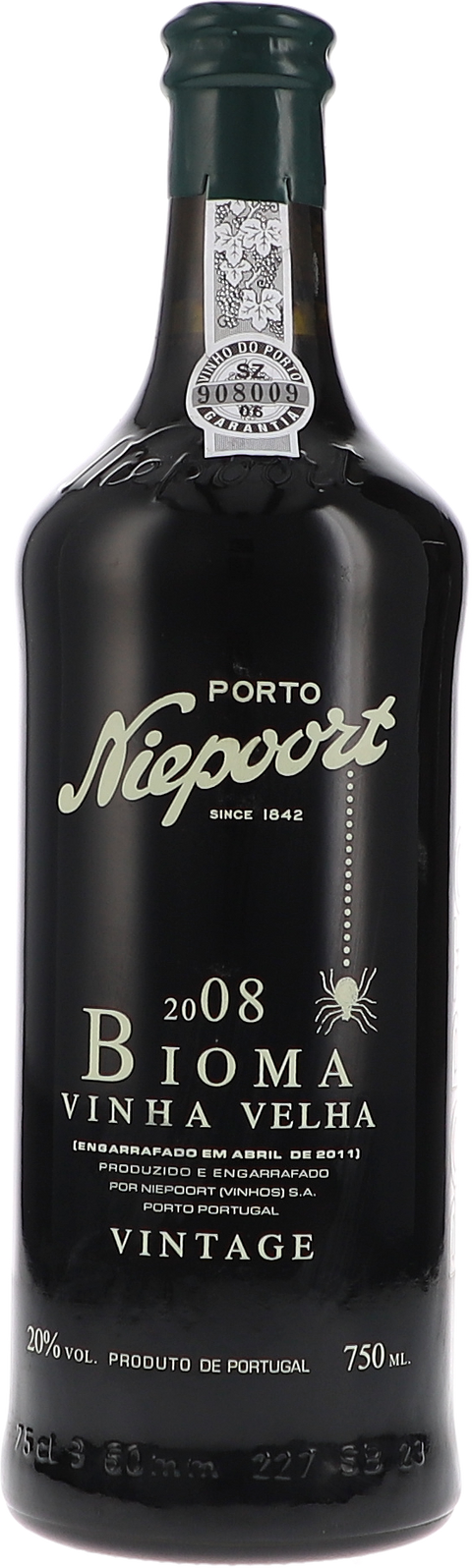Niepoort Porto Bioma Vintage Vinha Velha, Vinho do Porto DOC 2008