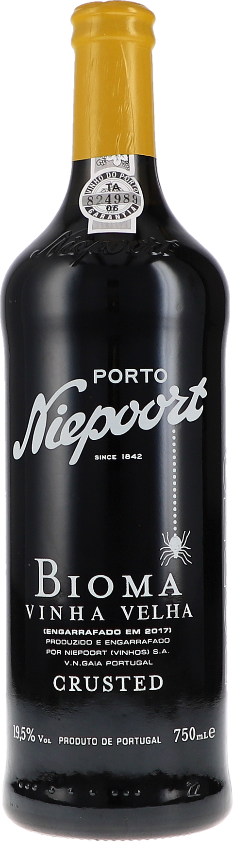 Niepoort Porto Bioma Crusted Vinha Velha, Vinho do Porto DOC BIO