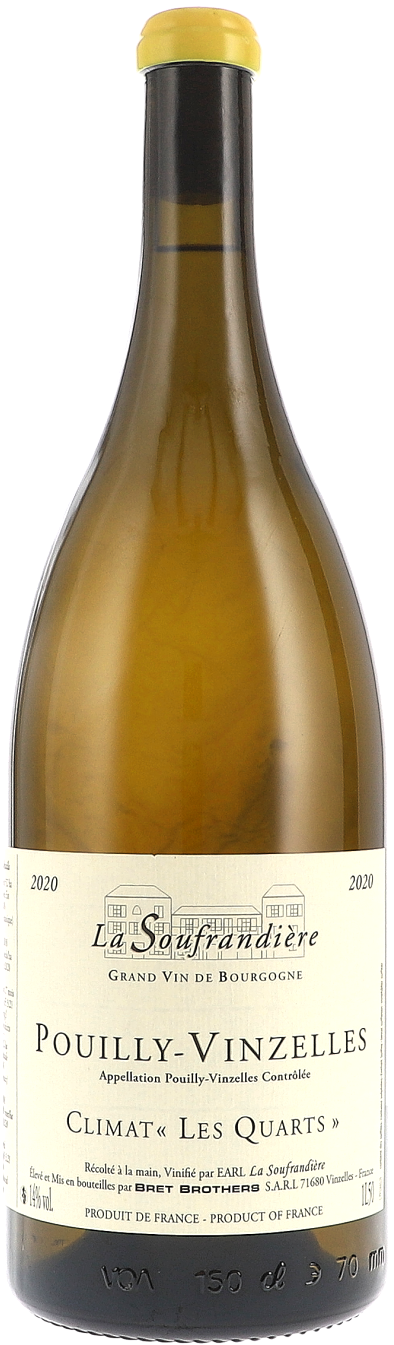 La Soufrandière Pouilly-Vinzelles Climat "Les Quarts" AOC 2020 1,5L BIO