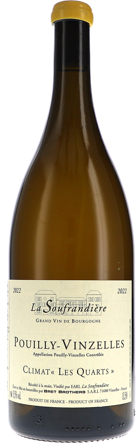 La Soufrandière Pouilly-Vinzelles Climat "Les Quarts" AOC 2022 1,5L BIO