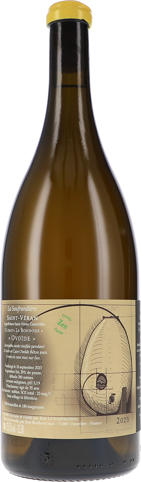 La Soufrandière Saint-Véran Climate "La Bonnode" Ovoide Zen AOC 2023 1,5L BIO