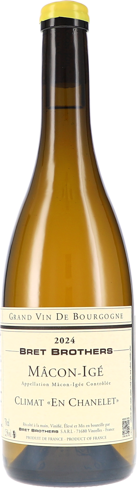 Bret Brothers Mâcon-Igé Climat "En Chanelet" AOC 2024 BIO
