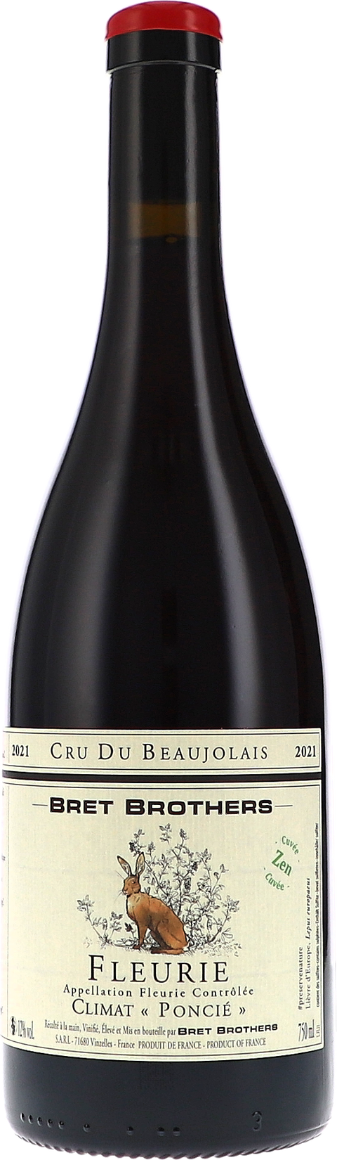 Bret Brothers Fleurie Climat "Poncié" Zen AOC 2021 BIO