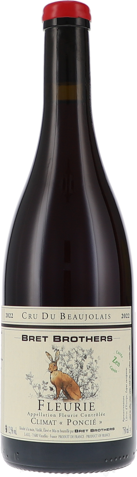 Bret Brothers Fleurie Climat "Poncié" Zen AOC 2022 BIO