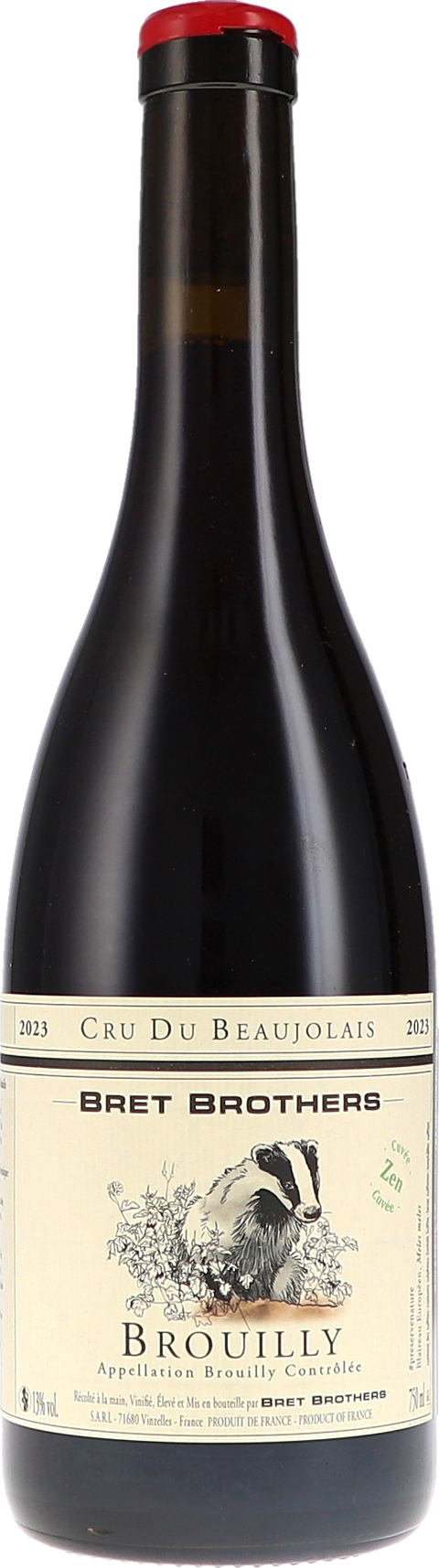 Bret Brothers Beaujolais, Brouilly Zen AOC 2023 BIO