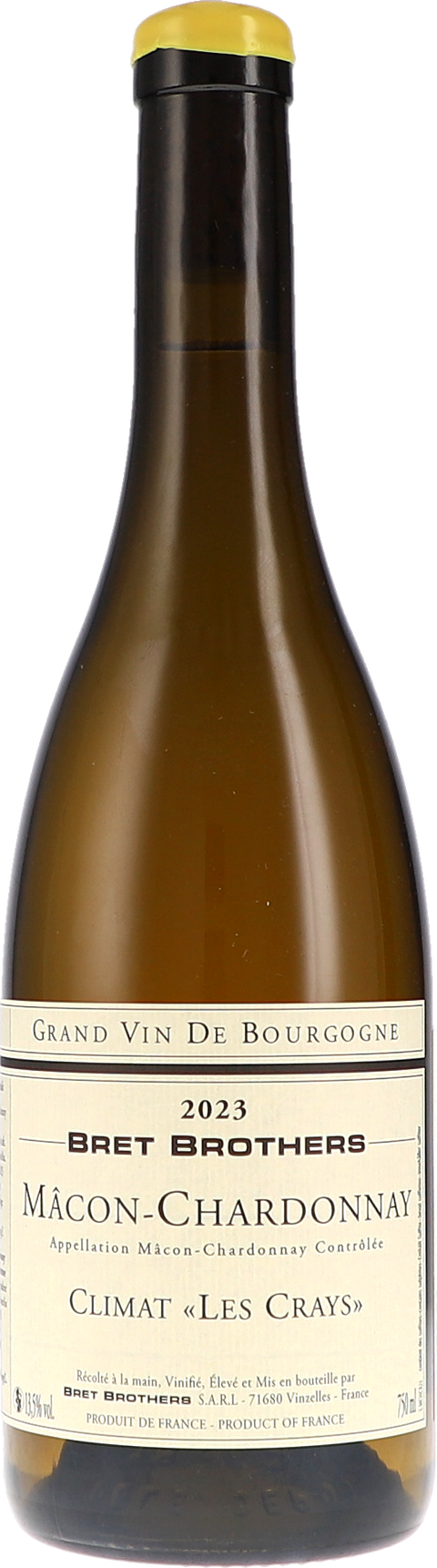 Bret Brothers Mâcon-Chardonnay Climat "Les Crays" AOC 2023 BIO