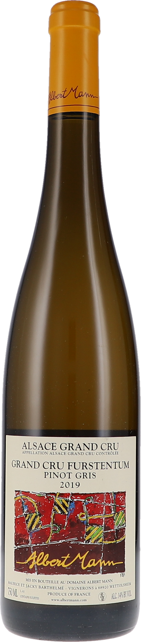 Albert Mann Pinot Gris Furstentum Grand Cru 2019 BIO