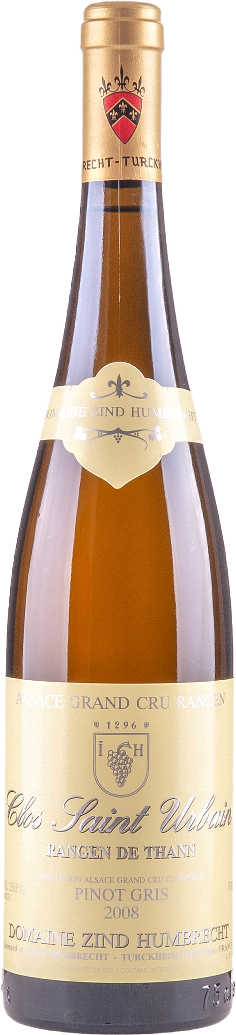 Zind-Humbrecht Pinot Gris Rangen de Thann Clos-Saint-Urbain Grand Cru 2008 BIO