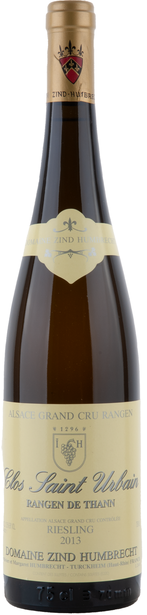Zind-Humbrecht Riesling Rangen de Thann Clos-Saint-Urbain Grand Cru 2013 BIO