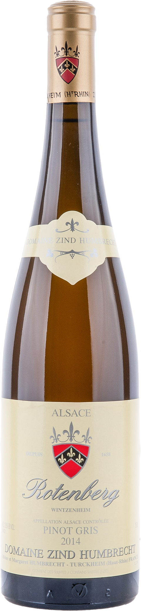 Zind-Humbrecht Pinot Gris Rotenberg 2014 BIO