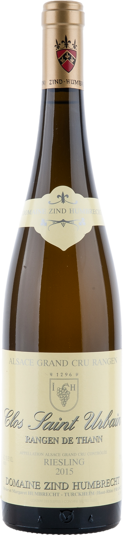 Zind-Humbrecht Riesling Rangen de Thann Clos-Saint-Urbain Grand Cru 2015 BIO