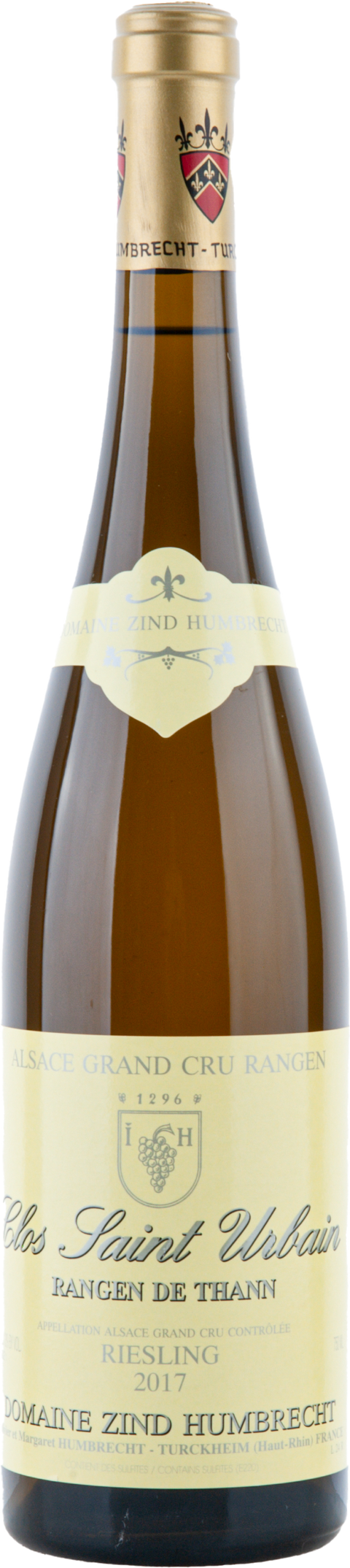 Zind-Humbrecht Riesling Rangen de Thann Clos-Saint-Urbain Grand Cru 2017 BIO