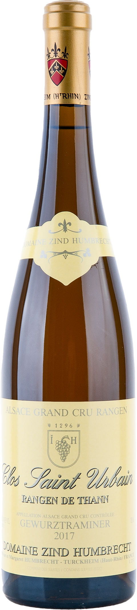 Zind-Humbrecht Gewürztraminer Rangen de Thann Clos-Saint-Urbain Grand Cru 2017 BIO