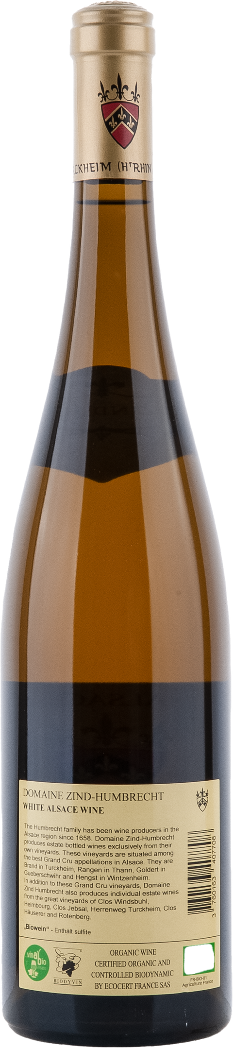 Zind-Humbrecht Riesling Heimbourg 2018 BIO