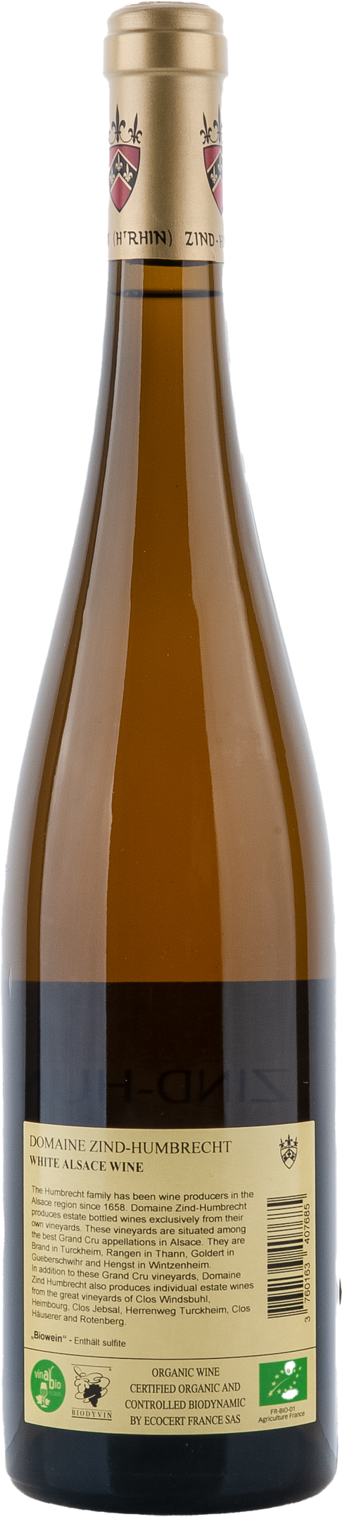 Zind-Humbrecht Riesling Roche Granitique 2018 BIO