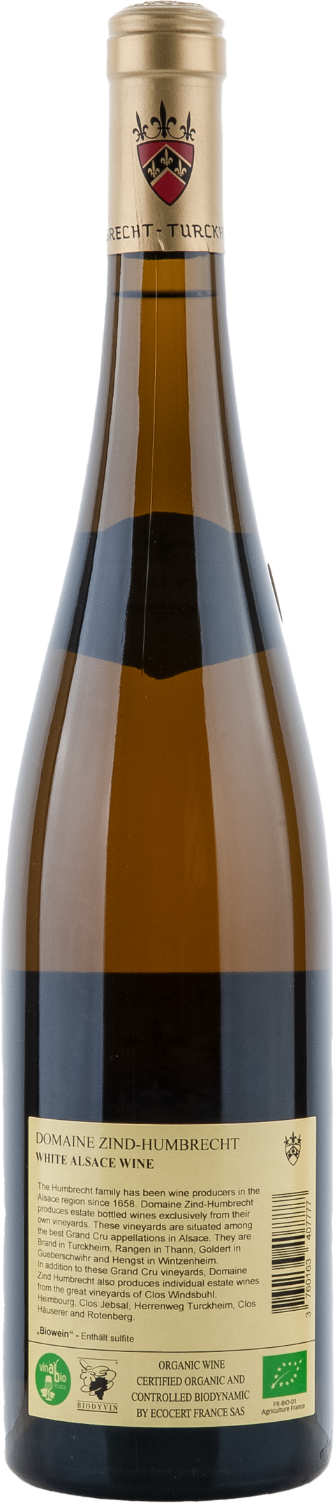 Zind-Humbrecht Pinot Gris Heimbourg 2018 BIO