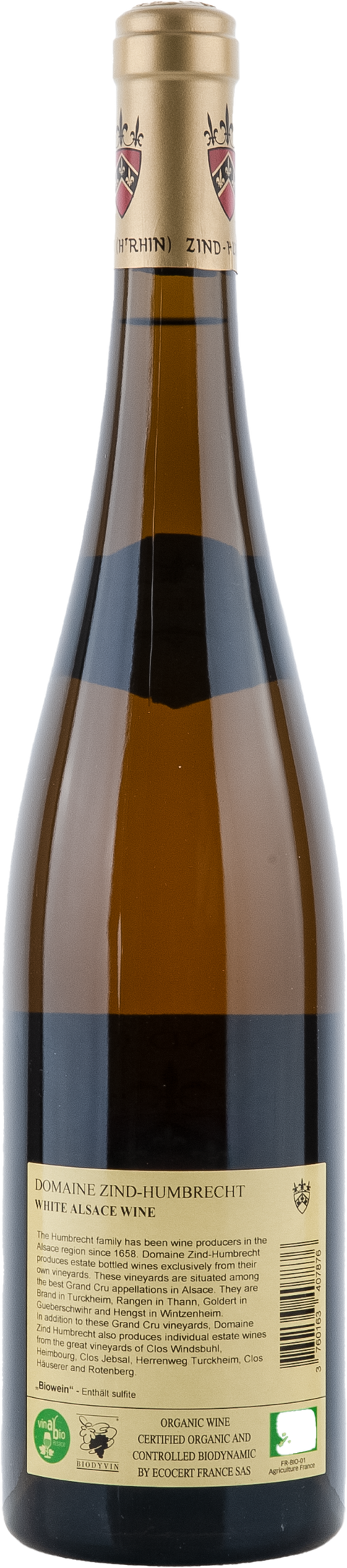 Zind-Humbrecht Gewürztraminer Hengst Grand Cru 2018 BIO