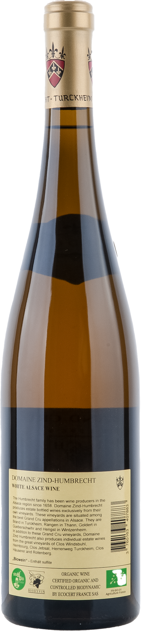 Zind-Humbrecht Gewürztraminer Rangen de Thann Clos-Saint-Urbain Grand Cru 2018 BIO