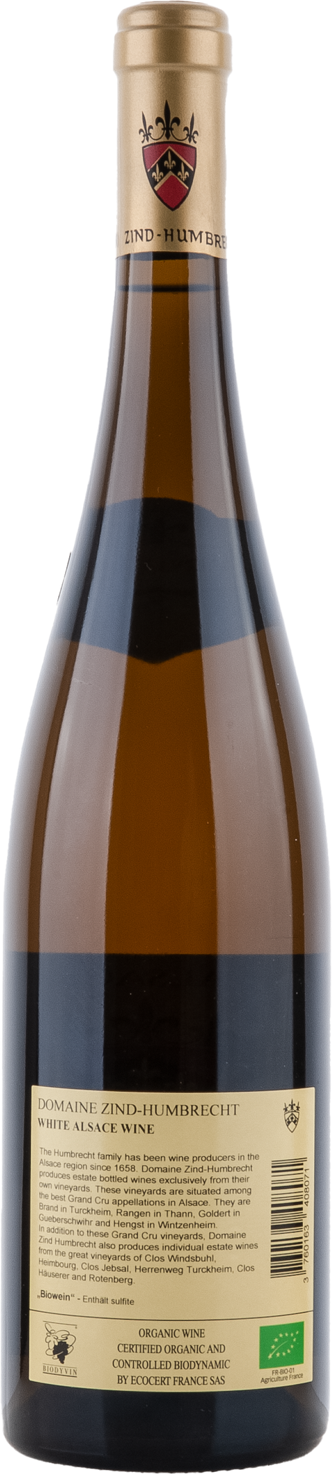 Zind-Humbrecht Riesling Clos Häuserer 2019 BIO