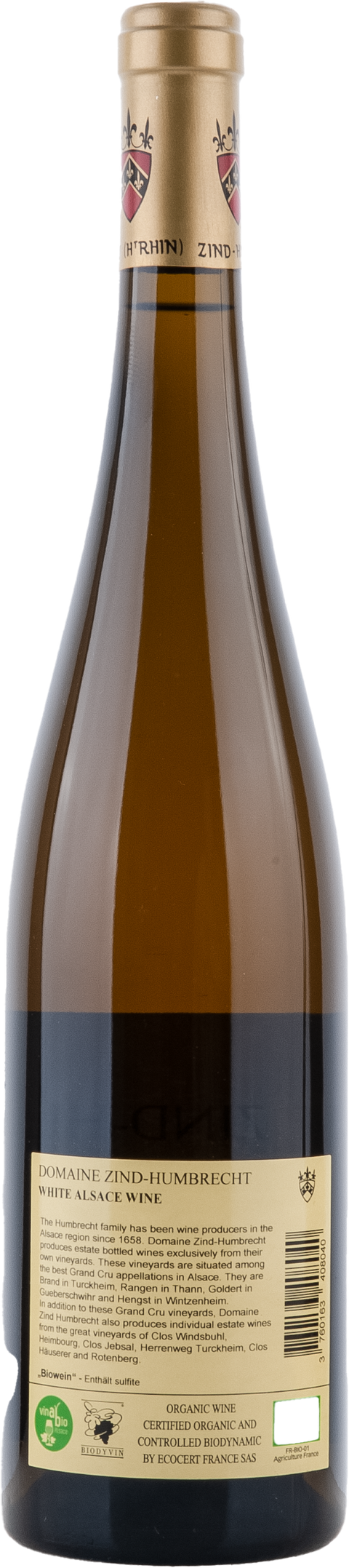 Zind-Humbrecht Riesling Roche Calcaire 2019 BIO
