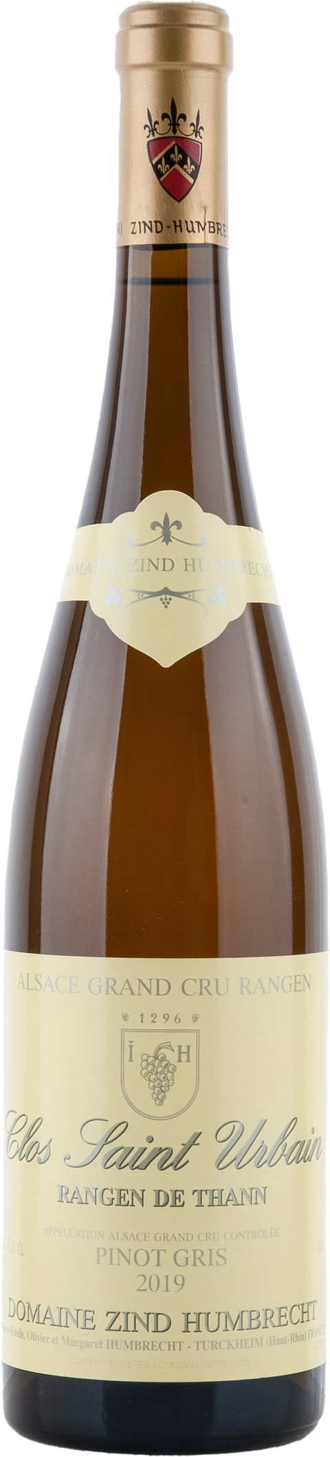 Zind-Humbrecht Pinot Gris Rangen de Thann Clos-Saint-Urbain Grand Cru 2019 BIO