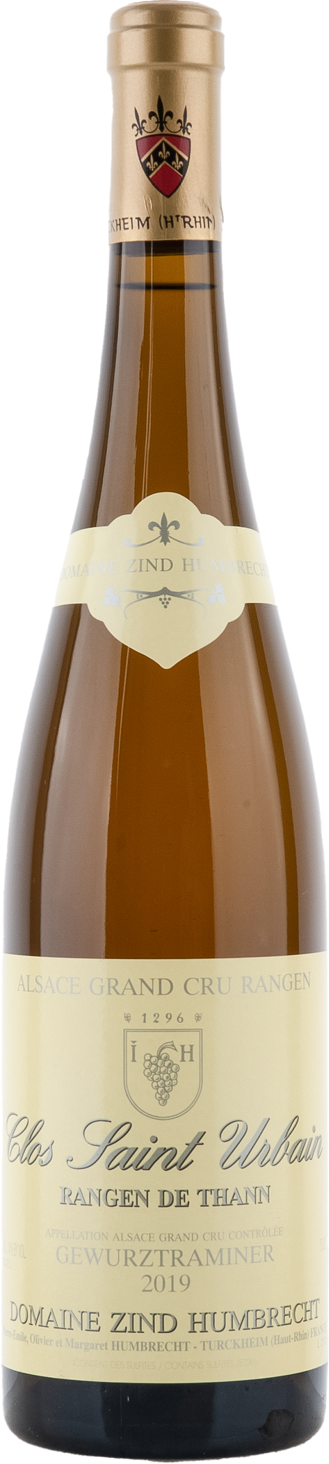 Zind-Humbrecht Gewürztraminer Rangen de Thann Clos-Saint-Urbain Grand Cru 2019 BIO