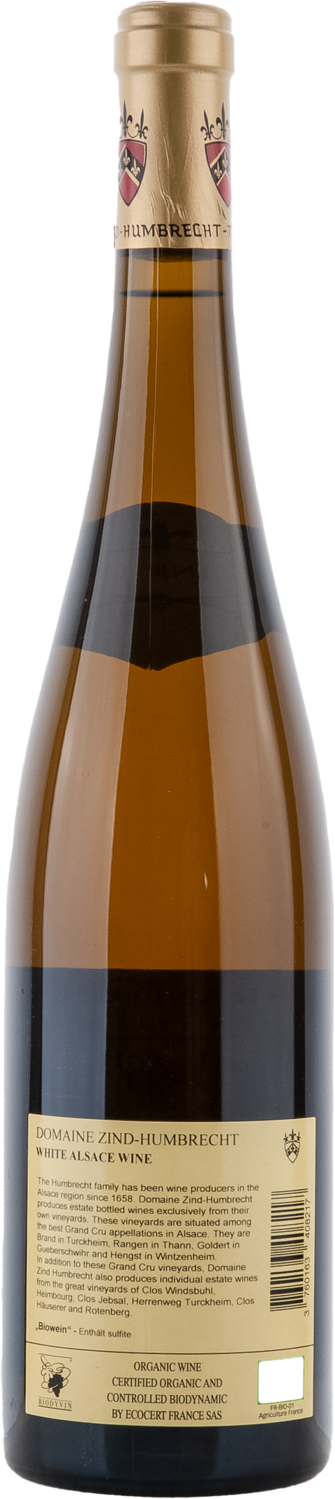 Zind-Humbrecht Gewürztraminer Rangen de Thann Clos-Saint-Urbain Grand Cru 2019 BIO
