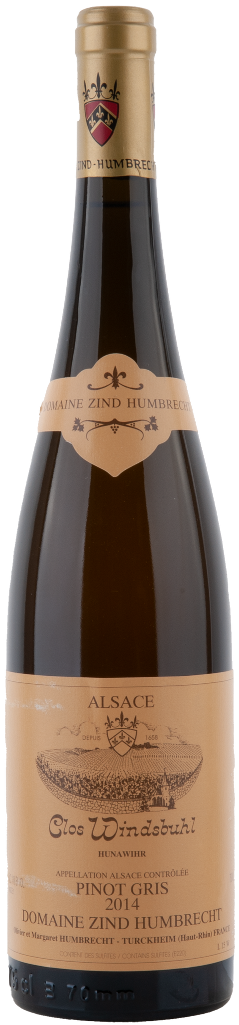 Zind-Humbrecht Pinot Gris Clos Windsbuhl 2014 BIO