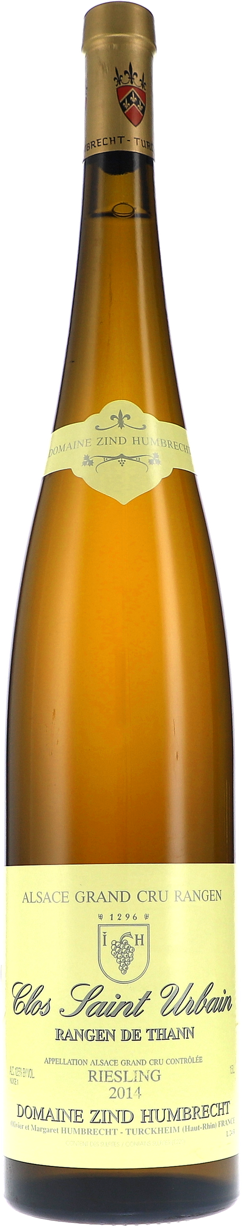 Zind-Humbrecht Riesling Rangen de Thann Clos-Saint-Urbain Grand Cru 2014 1,5L BIO