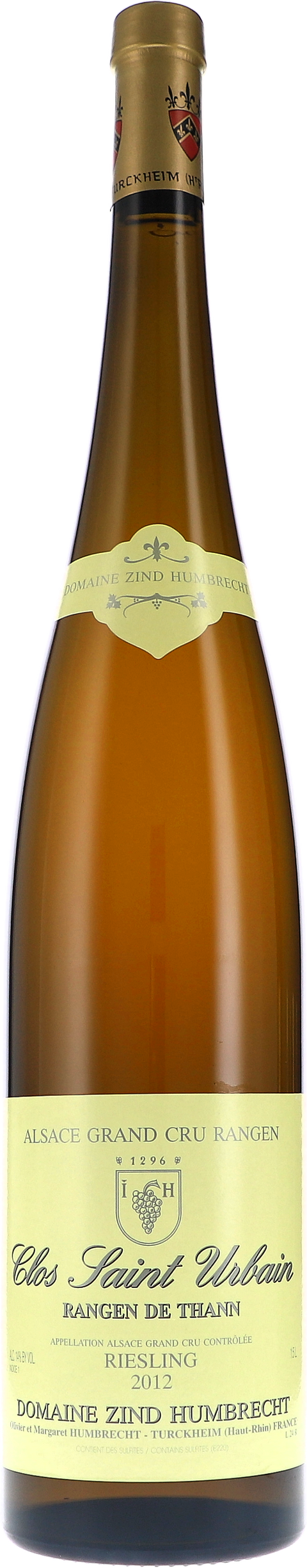 Zind-Humbrecht Riesling Rangen de Thann Clos-Saint-Urbain Grand Cru 2012 1,5L BIO