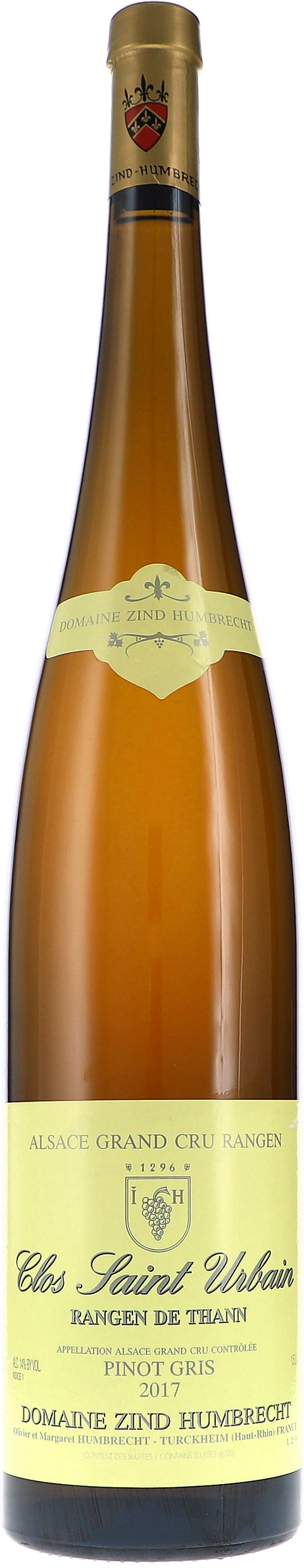 Zind-Humbrecht Pinot Gris Rangen de Thann Clos-Saint-Urbain Grand Cru 2017 1,5L