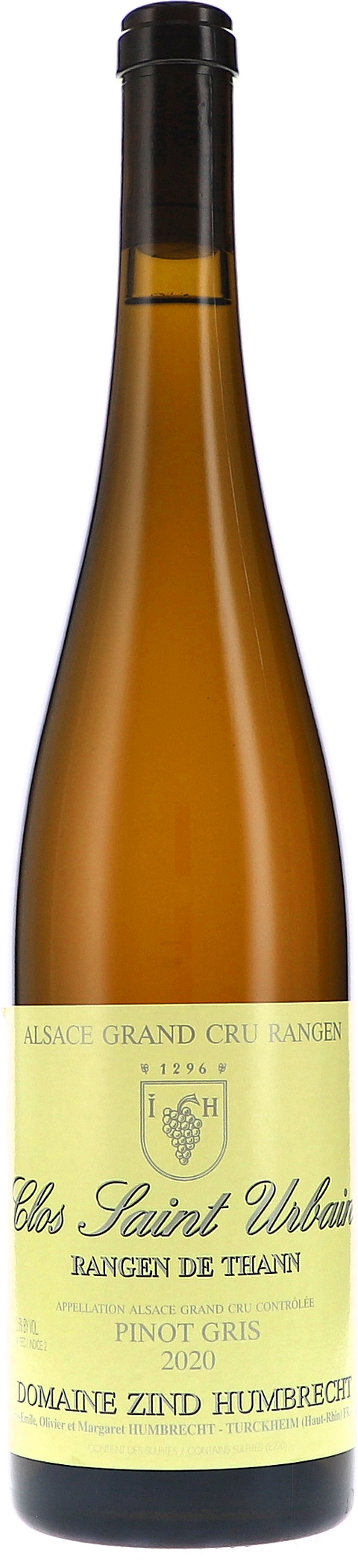 Zind-Humbrecht Pinot Gris Rangen de Thann Clos-Saint-Urbain Grand Cru 2020 BIO