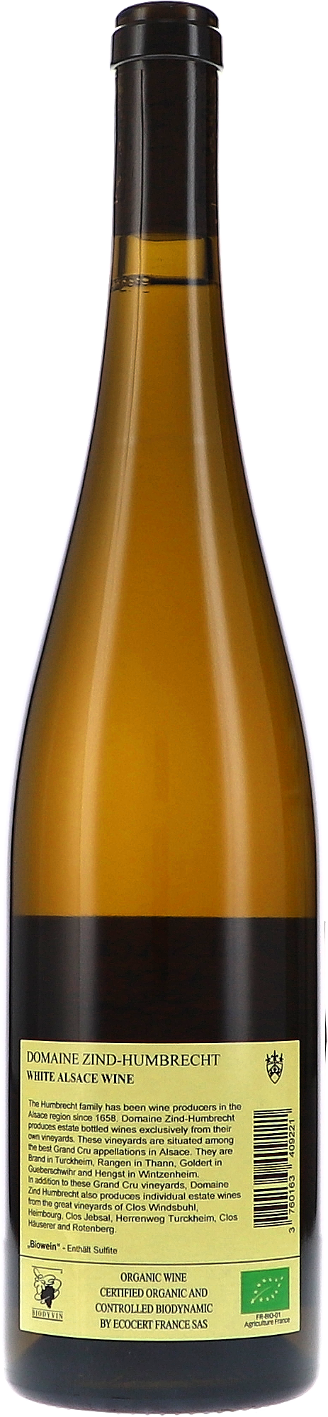 Zind-Humbrecht Pinot Gris Clos Windsbuhl 2021 BIO