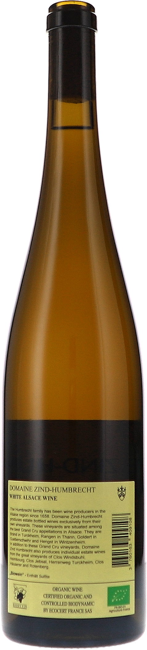 Zind-Humbrecht Riesling Roche Roulée 2021 BIO