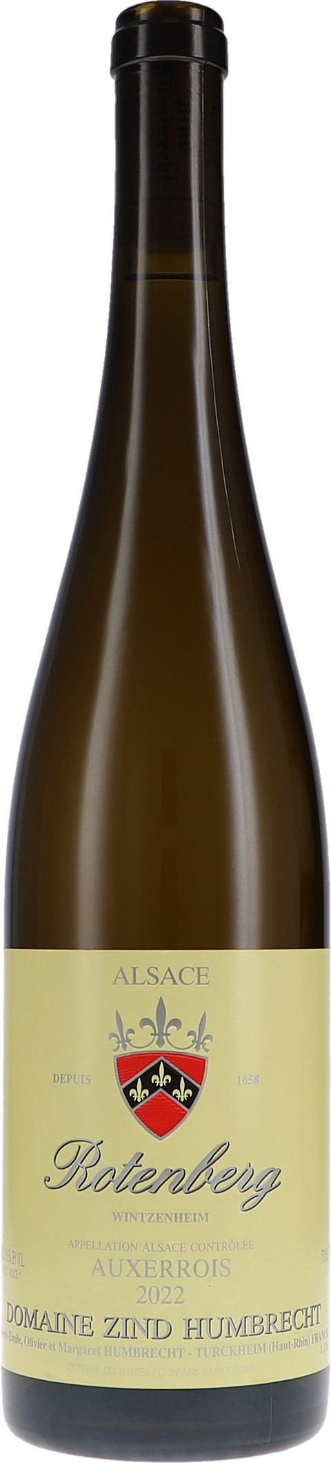 Zind-Humbrecht Auxerrois Rotenberg 2022 BIO