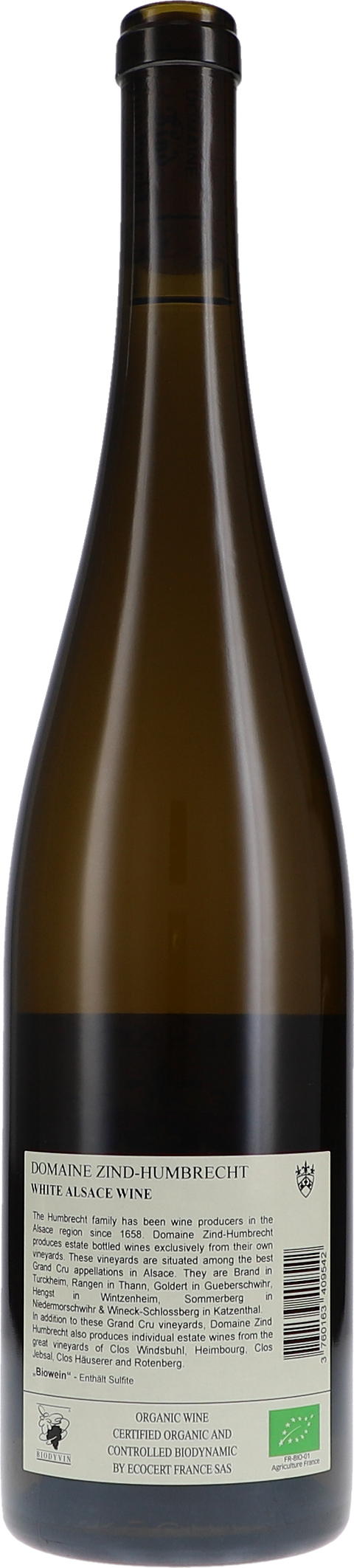 Zind-Humbrecht Riesling Heimbourg 2022 BIO